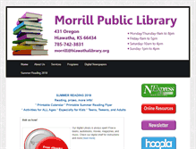 Tablet Screenshot of hiawathalibrary.org